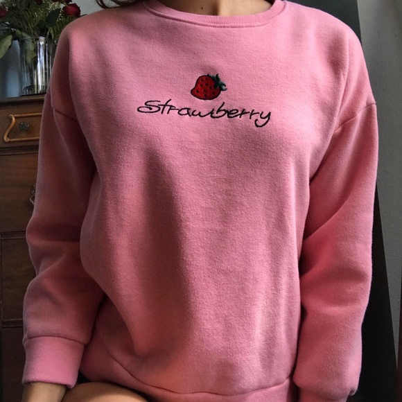 M2 & Nani & GD, made in Korea Strawberry Pullover - Picture 2 of 2